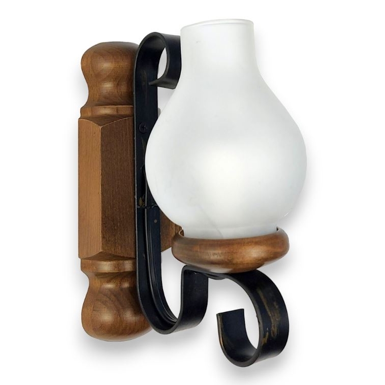 Brilagi - Applique murale RUSTIC 1xE14/40W/230V hêtre/noyer