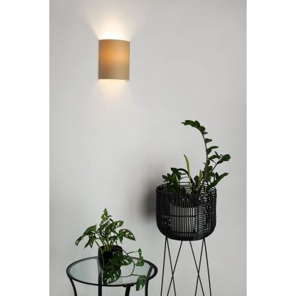 Brilagi - Applique murale SEMI 1xE27/15W/230V d. 20 cm beige