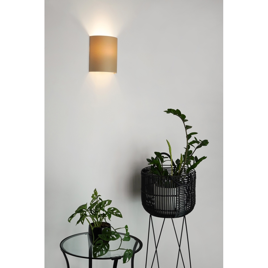 Brilagi - Applique murale SEMI 1xE27/15W/230V d. 20 cm beige