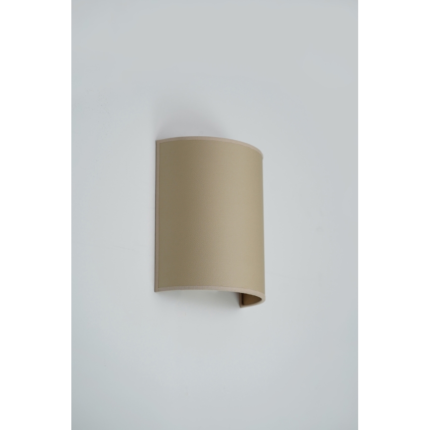 Brilagi - Applique murale SEMI 1xE27/15W/230V d. 20 cm beige
