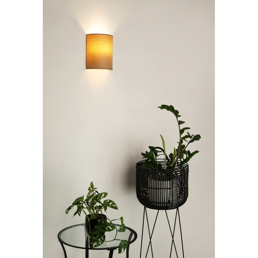 Brilagi - Applique murale SEMI 1xE27/15W/230V d. 20 cm beige