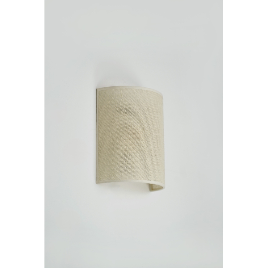 Brilagi - Applique murale SEMI 1xE27/15W/230V d. 20 cm crème