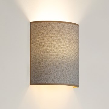 Brilagi - Applique murale SEMI 1xE27/15W/230V d. 20 cm gris clair
