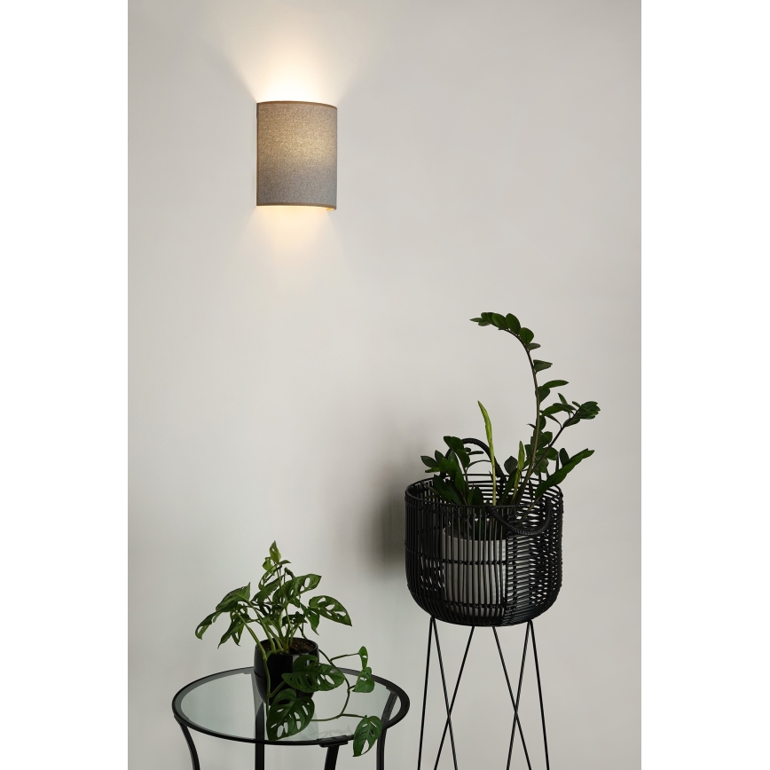 Brilagi - Applique murale SEMI 1xE27/15W/230V d. 20 cm gris clair