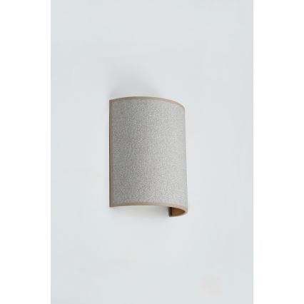 Brilagi - Applique murale SEMI 1xE27/15W/230V d. 20 cm gris clair