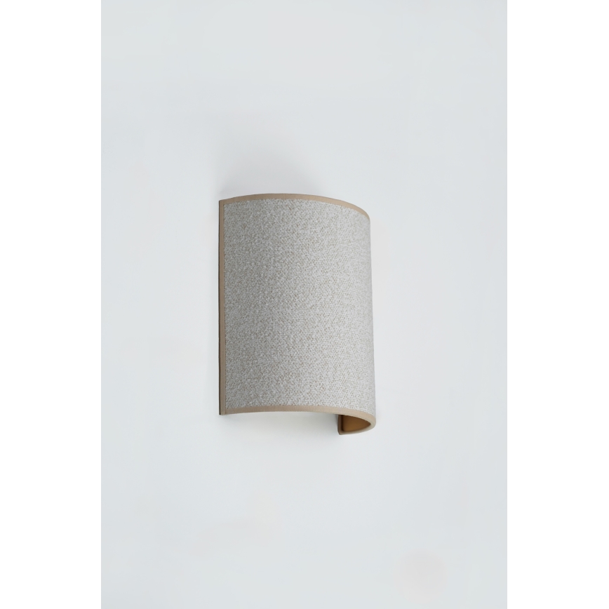 Brilagi - Applique murale SEMI 1xE27/15W/230V d. 20 cm gris clair