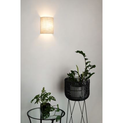Brilagi - Applique murale SEMI 1xE27/15W/230V d. 20 cm gris foncé