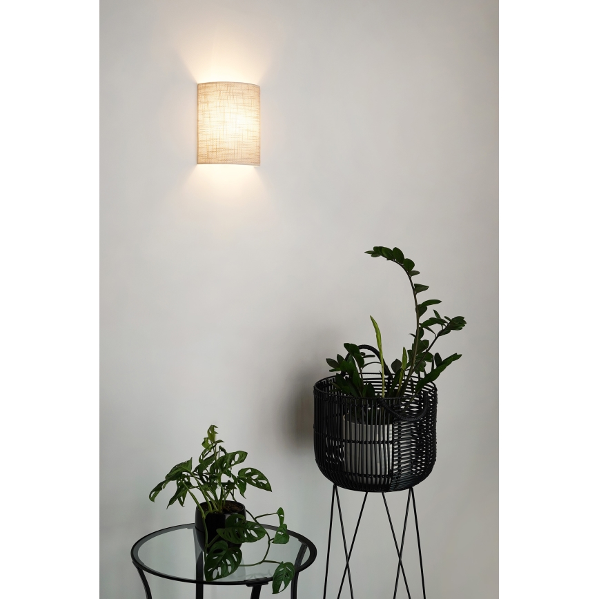 Brilagi - Applique murale SEMI 1xE27/15W/230V d. 20 cm gris foncé