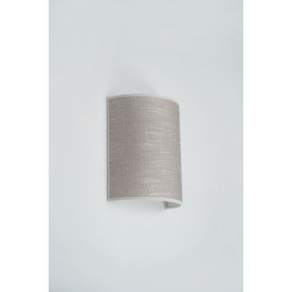 Brilagi - Applique murale SEMI 1xE27/15W/230V d. 20 cm gris foncé