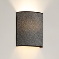 Brilagi - Applique murale SEMI 1xE27/15W/230V d. 20 cm gris