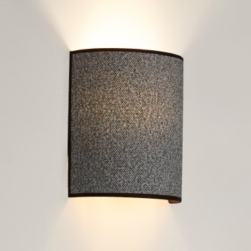 Brilagi - Applique murale SEMI 1xE27/15W/230V d. 20 cm gris