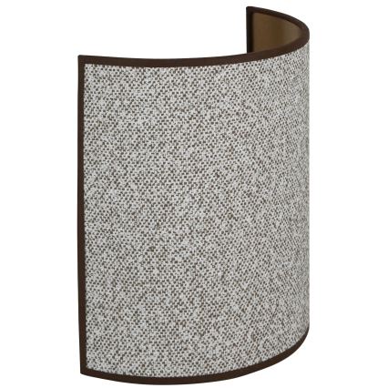 Brilagi - Applique murale SEMI 1xE27/15W/230V d. 20 cm gris