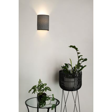 Brilagi - Applique murale SEMI 1xE27/15W/230V d. 20 cm gris