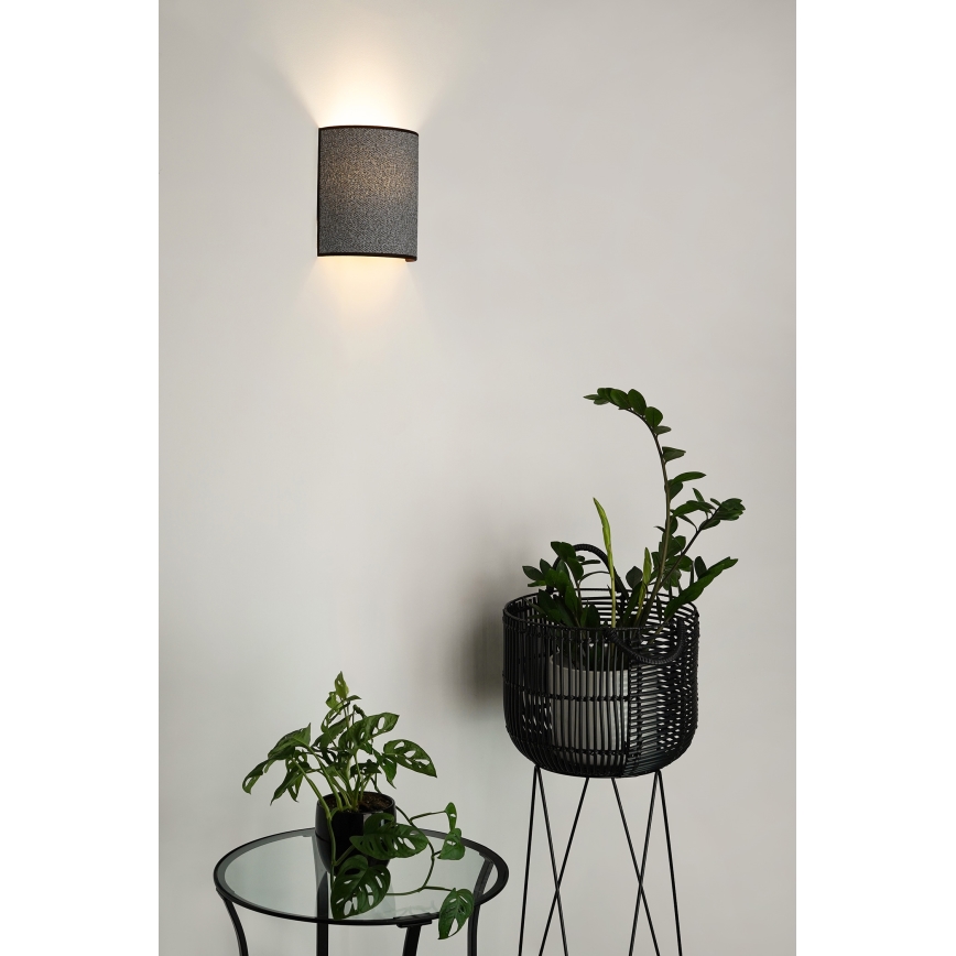 Brilagi - Applique murale SEMI 1xE27/15W/230V d. 20 cm gris