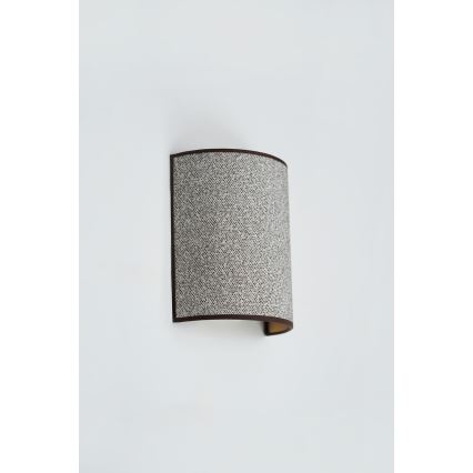 Brilagi - Applique murale SEMI 1xE27/15W/230V d. 20 cm gris