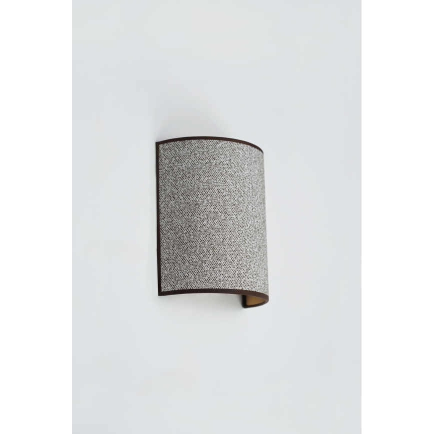 Brilagi - Applique murale SEMI 1xE27/15W/230V d. 20 cm gris