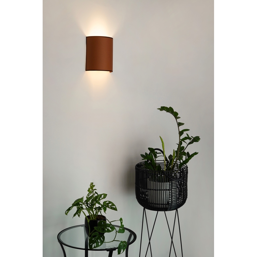 Brilagi - Applique murale SEMI 1xE27/15W/230V d. 20 cm marron