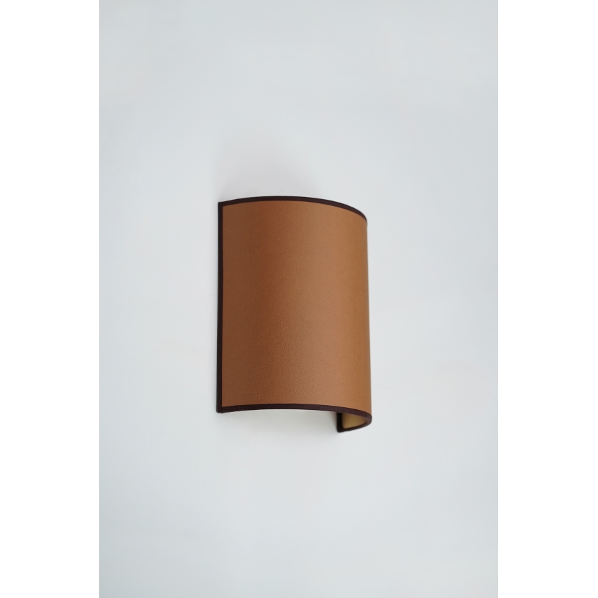 Brilagi - Applique murale SEMI 1xE27/15W/230V d. 20 cm marron