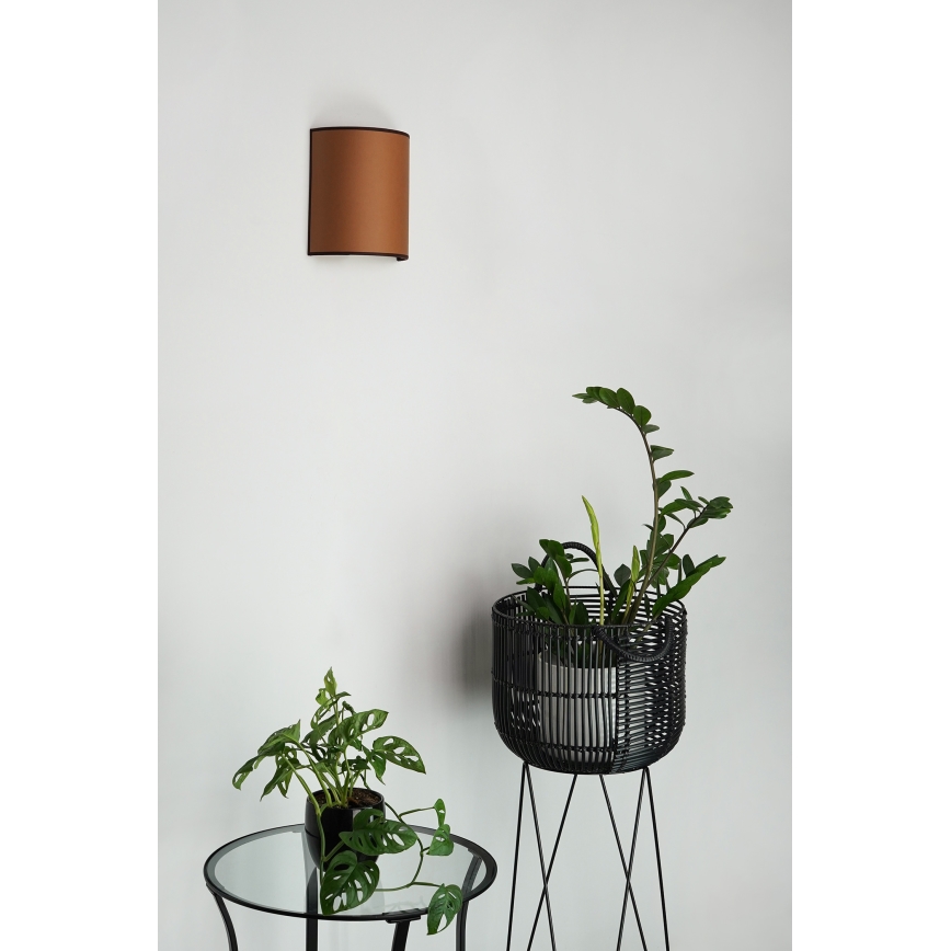 Brilagi - Applique murale SEMI 1xE27/15W/230V d. 20 cm marron