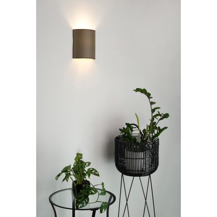 Brilagi - Applique murale SEMI 1xE27/15W/230V d. 20 cm marron