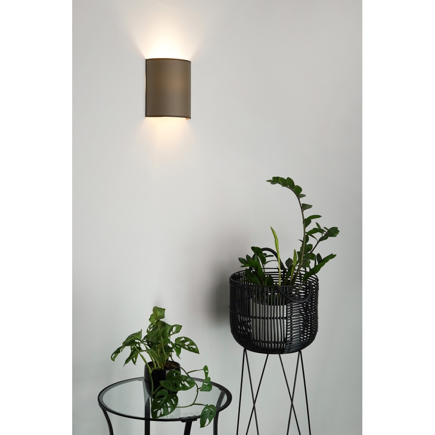 Brilagi - Applique murale SEMI 1xE27/15W/230V d. 20 cm marron