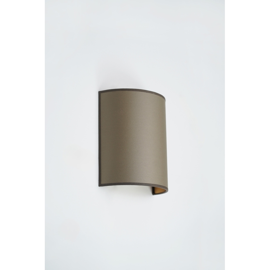 Brilagi - Applique murale SEMI 1xE27/15W/230V d. 20 cm marron