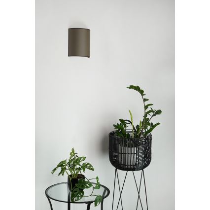 Brilagi - Applique murale SEMI 1xE27/15W/230V d. 20 cm marron