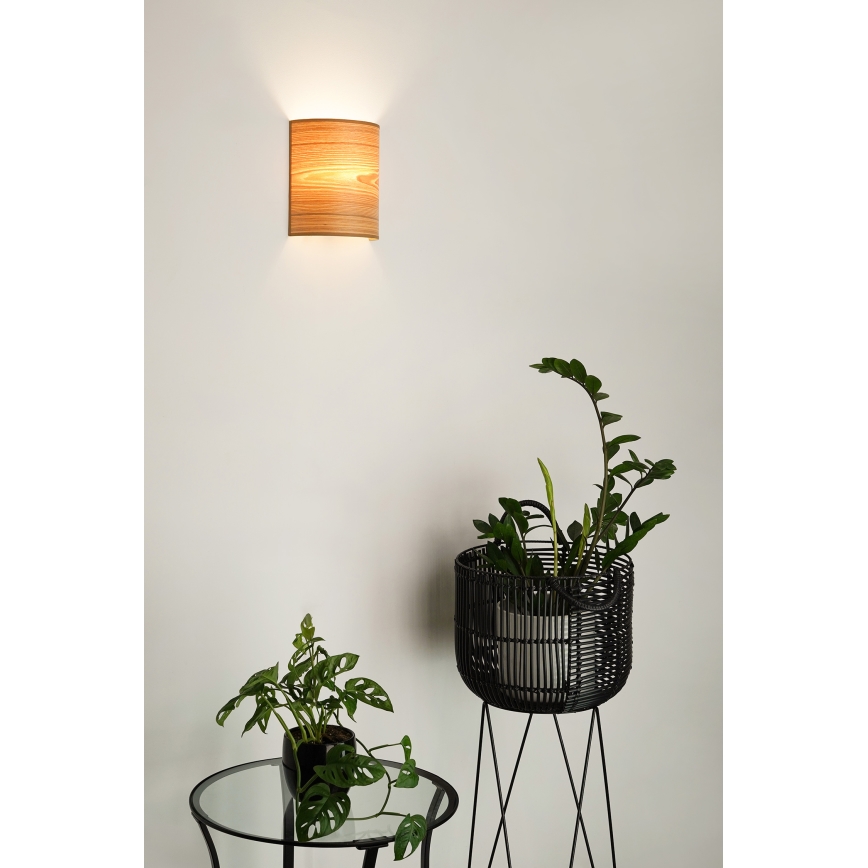 Brilagi - Applique murale SEMI 1xE27/15W/230V d. 20 cm marron