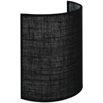 Brilagi - Applique murale SEMI 1xE27/15W/230V d. 20 cm noir