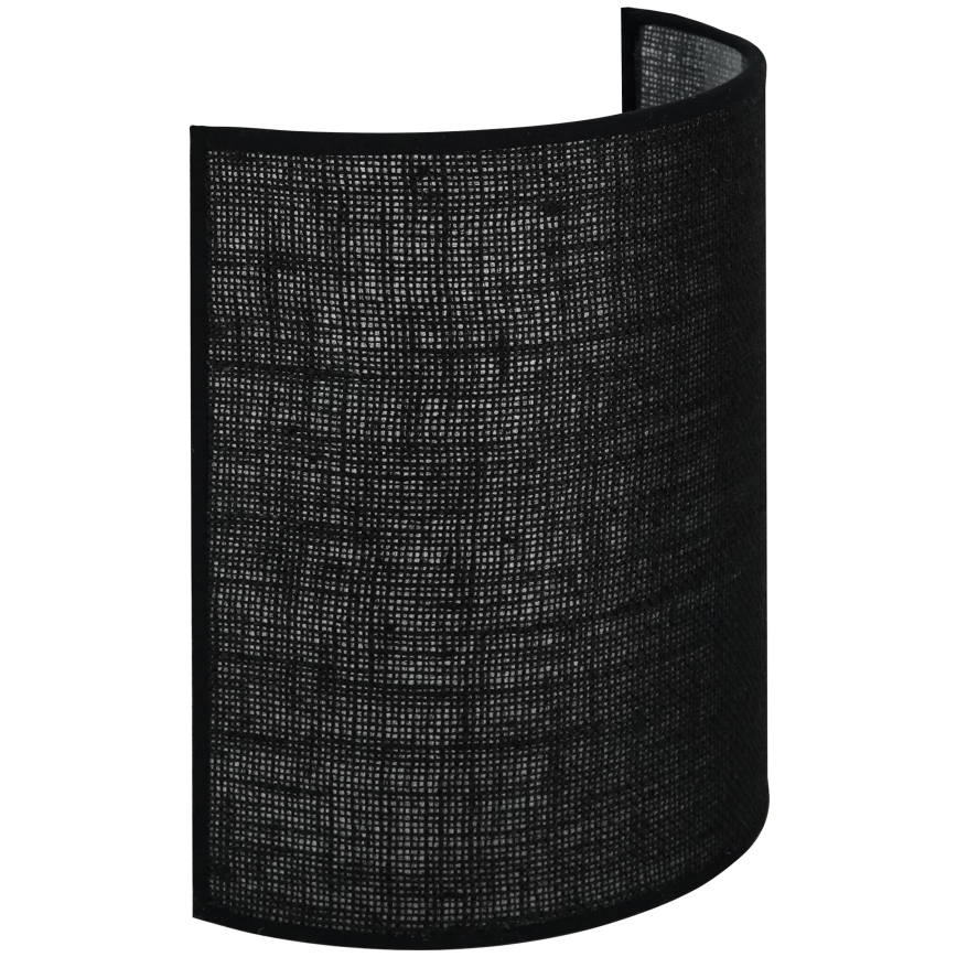 Brilagi - Applique murale SEMI 1xE27/15W/230V d. 20 cm noir