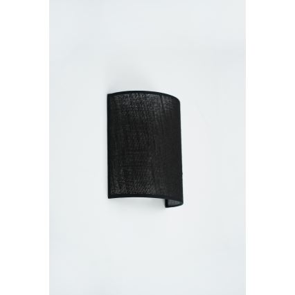Brilagi - Applique murale SEMI 1xE27/15W/230V d. 20 cm noir