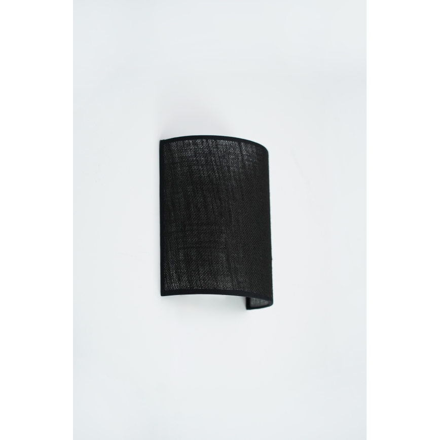 Brilagi - Applique murale SEMI 1xE27/15W/230V d. 20 cm noir