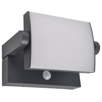 Brilagi - Applique murale solaire avec détecteur de mouvement et de crépuscule ANKLE LED/10W/3,7V 3000 mAh 4000K IP65 anthracite