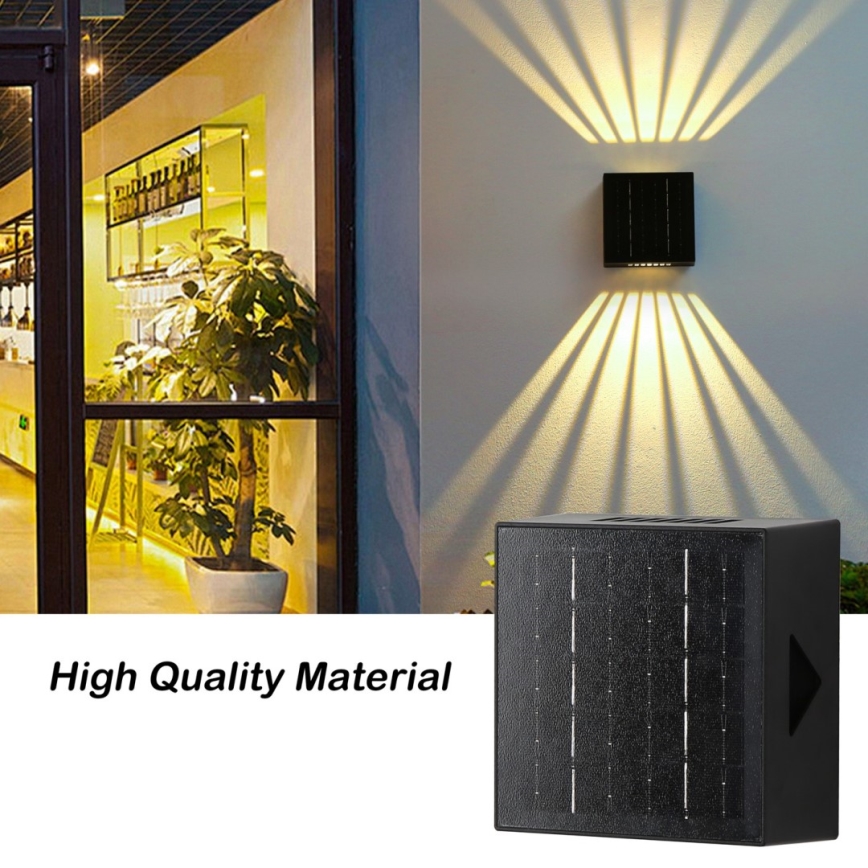 Brilagi - Applique murale solaire BLOCK LED/2W/3,7V IP44
