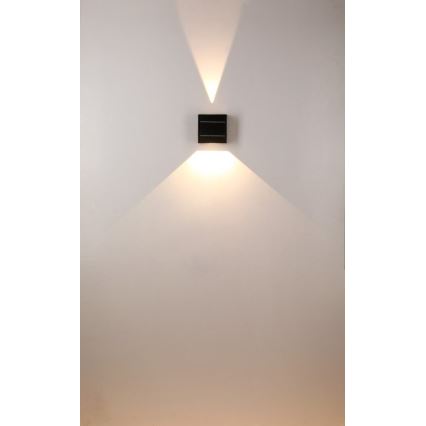 Brilagi - Applique murale solaire BLOCK LED/2W/3,7V IP44