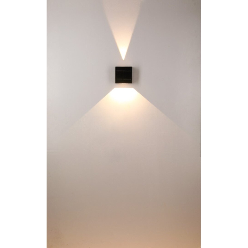 Brilagi - Applique murale solaire BLOCK LED/2W/3,7V IP44