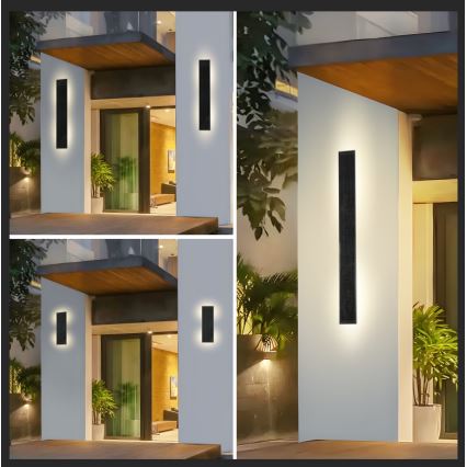 Brilagi - Applique murale solaire LED dimmable SUN LED/2,5W/230V 30 cm 2000 mAh IP44