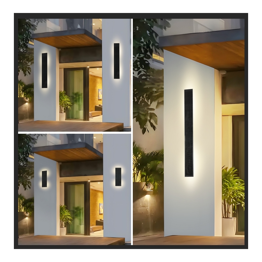 Brilagi - Applique murale solaire LED dimmable SUN LED/2,5W/230V 30 cm 2000 mAh IP44