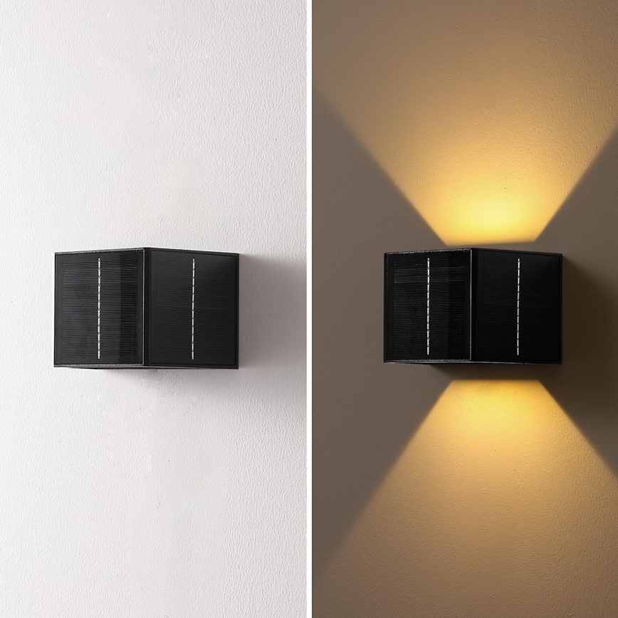Brilagi - Applique murale solaire SOLAR CUBE LED/2W/3,2V 1300 mAh IP54