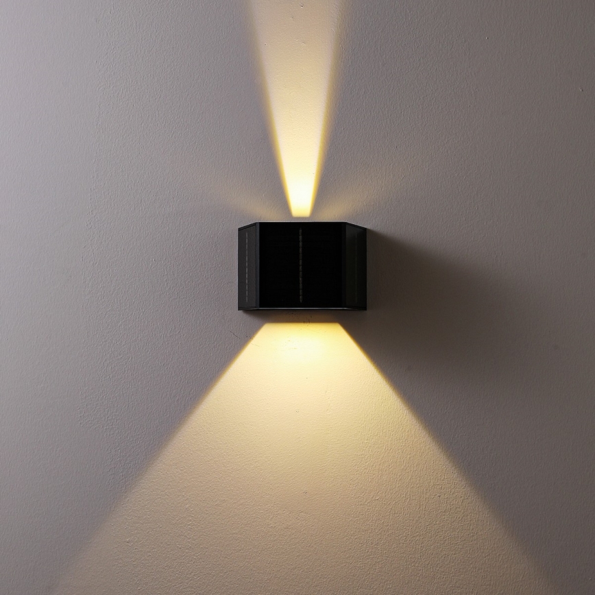 Brilagi - Applique murale solaire SOLAR CUBE LED/2W/3,2V 1300 mAh IP54