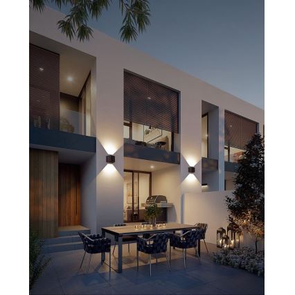 Brilagi - Applique murale solaire SOLAR CUBE LED/2W/3,2V 1300 mAh IP54