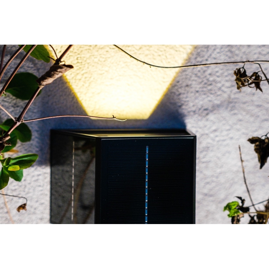 Brilagi - Applique murale solaire SOLAR CUBE LED/2W/3,2V 1300 mAh IP54