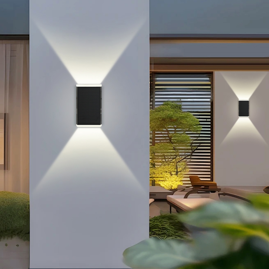 Brilagi - Applique murale solaire SOLEIL GUARD LED/2W/3,7V 2000 mAh IP45
