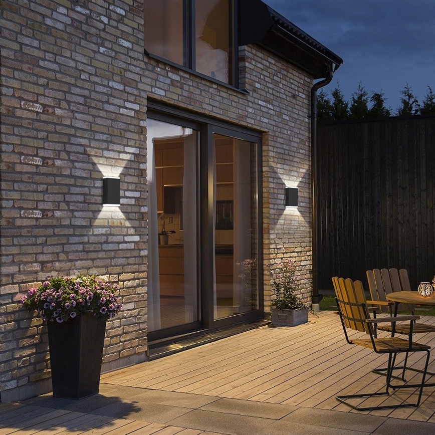 Brilagi - Applique murale solaire SOLEIL GUARD LED/2W/3,7V 2000 mAh IP45