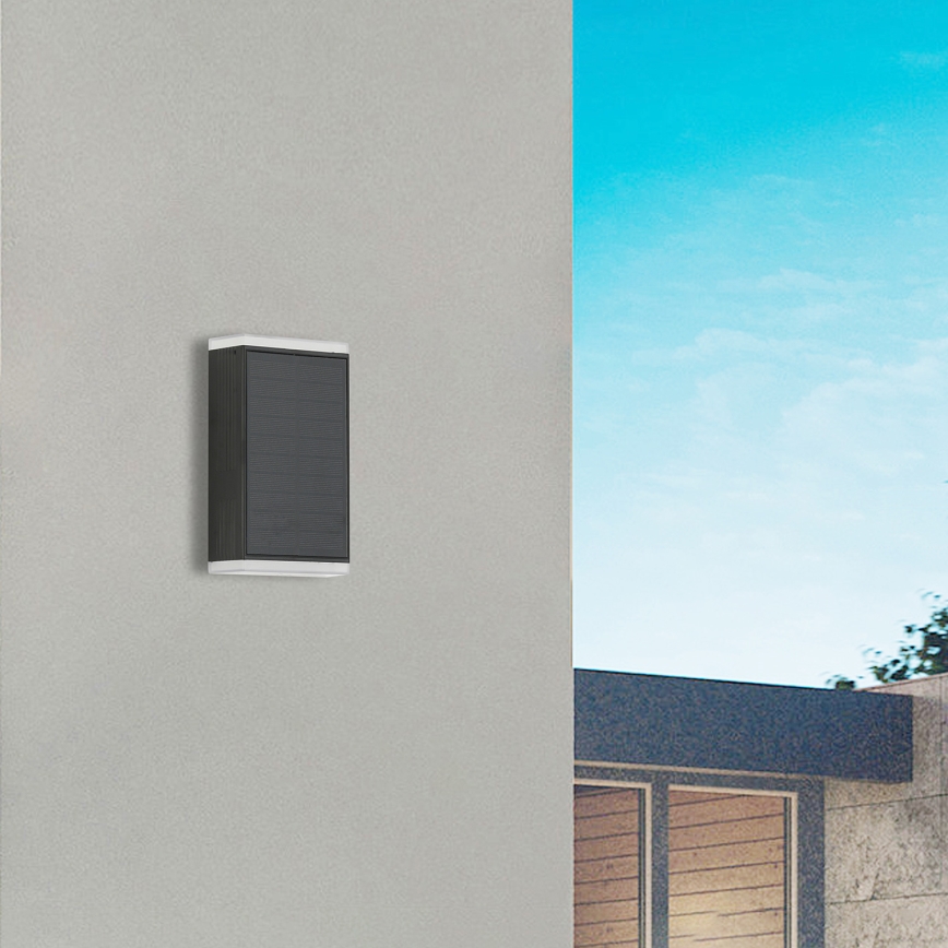 Brilagi - Applique murale solaire SOLEIL GUARD LED/2W/3,7V 2000 mAh IP45