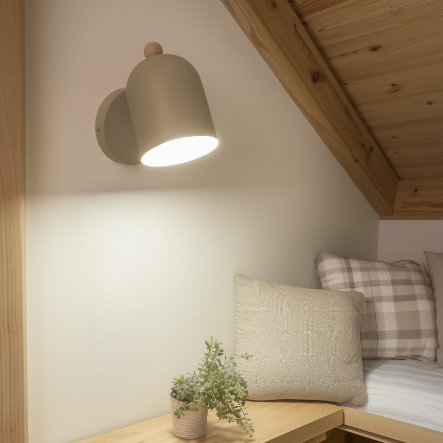 Brilagi - Applique murale spot GALLION 1xE27/15W/230V beige