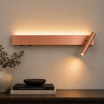 Brilagi - Applique murale spot LED ARLIX LED/3W/230V + LED/7W bronze IRC 90