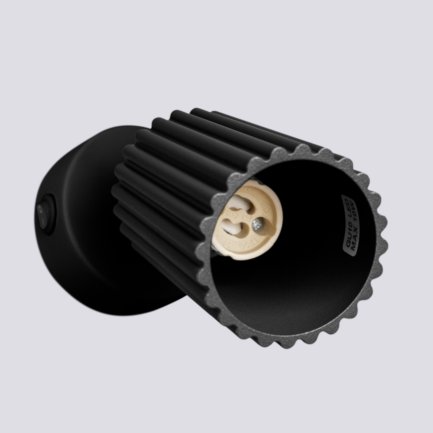 Brilagi - Applique murale spot LED CRESTO 1x GU10/10W/230V noire