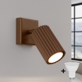 Brilagi - Applique murale spot LED CRESTO 1xGU10/10W/230V marron