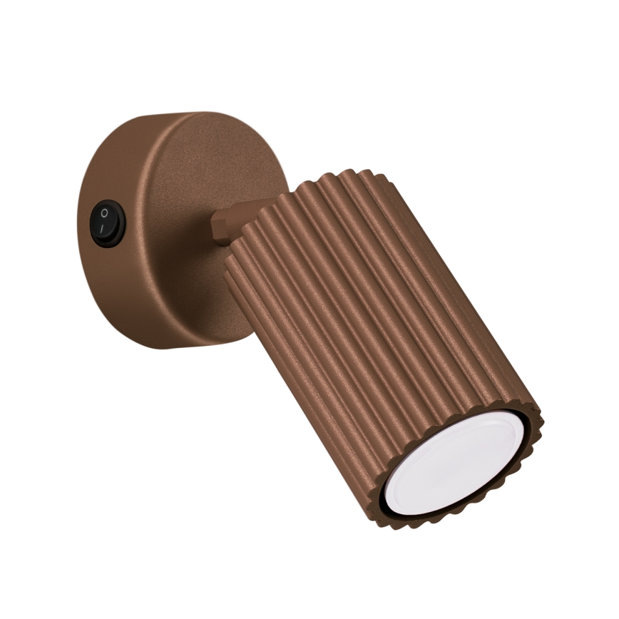 Brilagi - Applique murale spot LED CRESTO 1xGU10/10W/230V marron